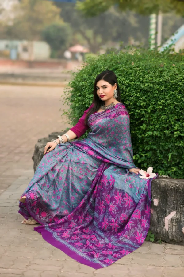 Rajshahi silk saree