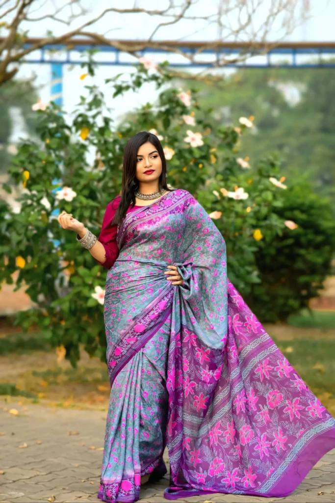 Rajshahi silk saree