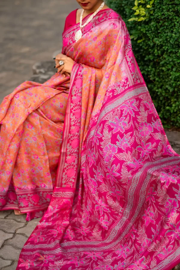 Rajshahi silk saree