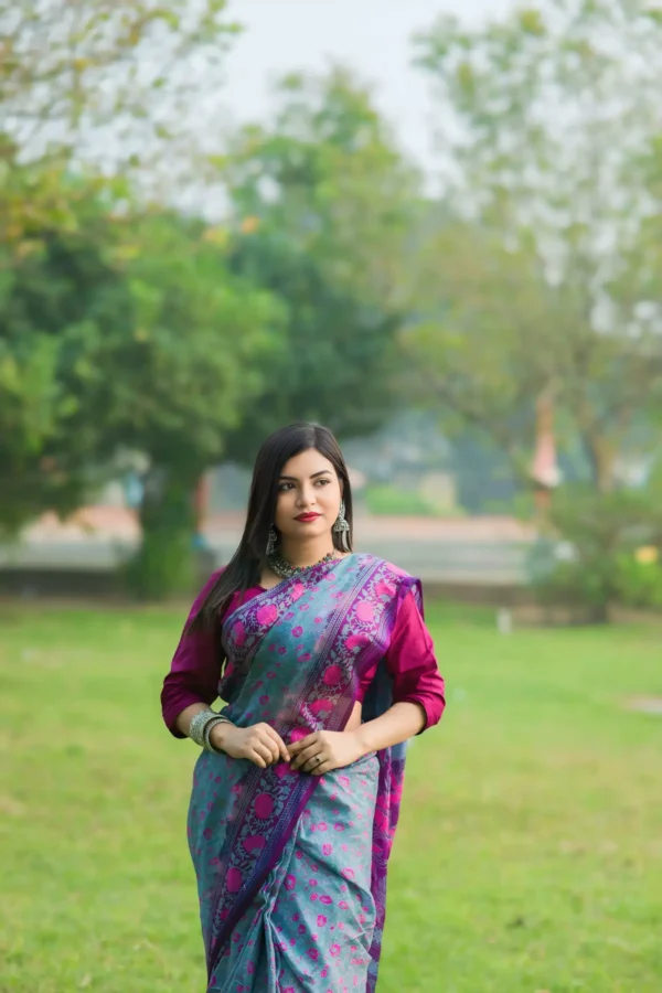 Rajshahi silk saree