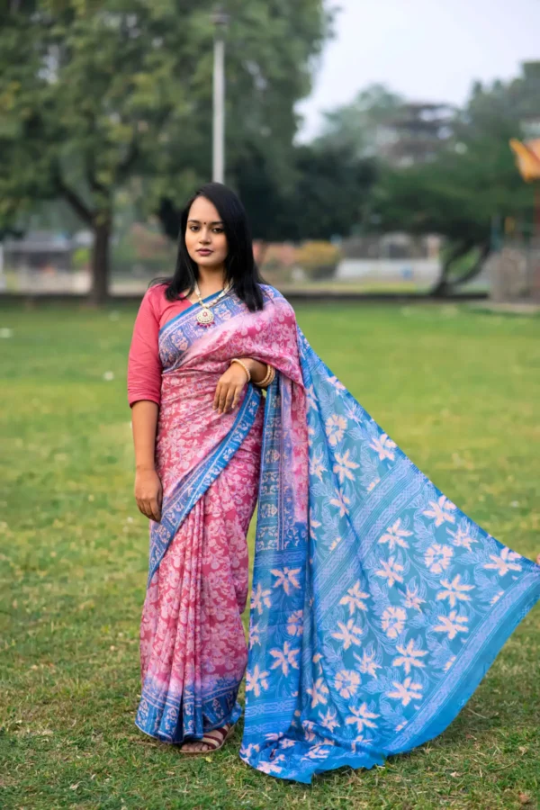 Rajshahi silk saree