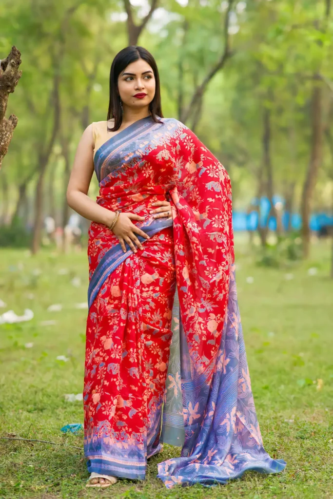 Rajshahi silk saree