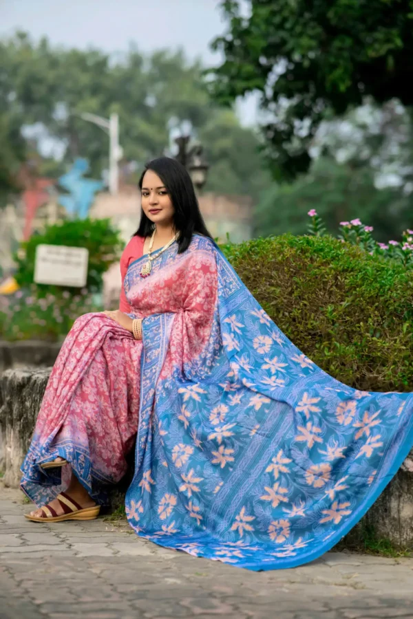 Rajshahi silk saree