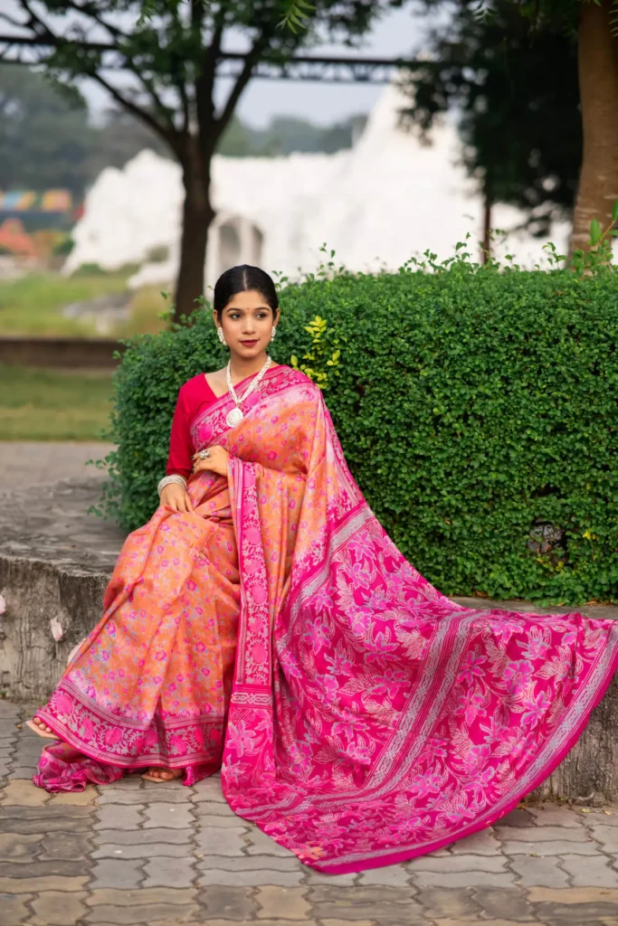 Rajshahi silk saree