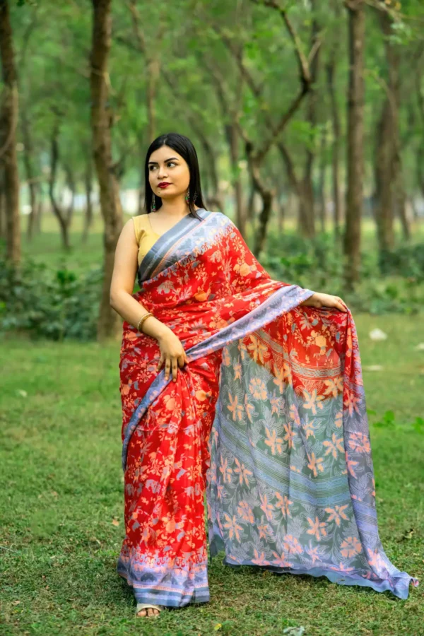 Rajshahi silk saree