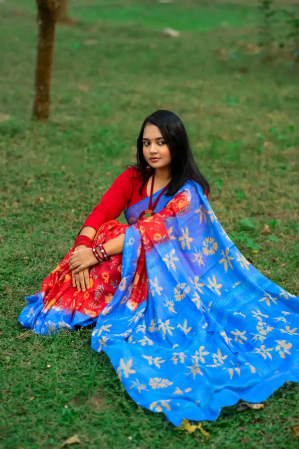 Rajshahi silk saree