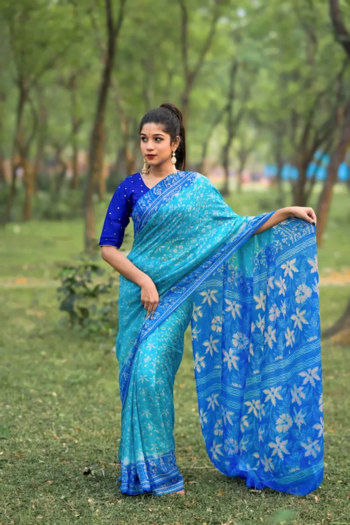 Rajshahi silk saree