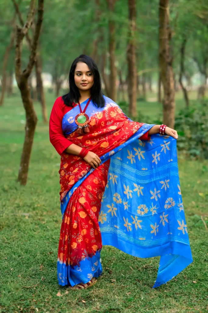 Rajshahi silk saree