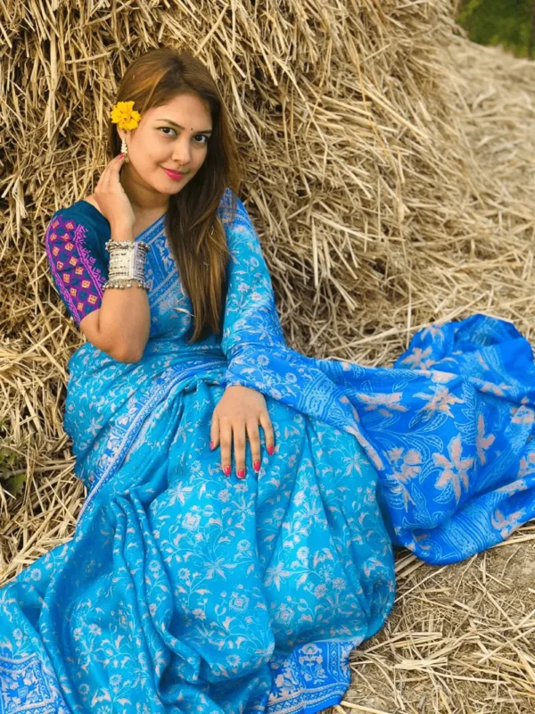 Rajshahi silk saree