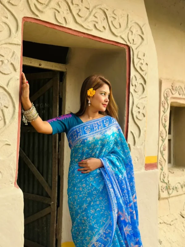 Rajshahi silk saree