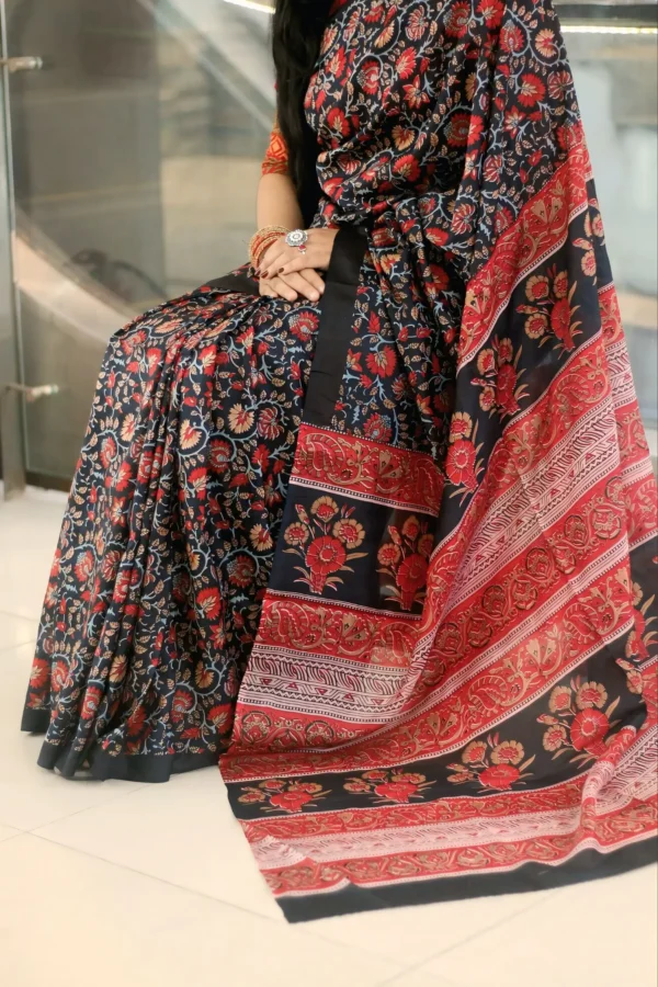rajshahi silk saree d-11