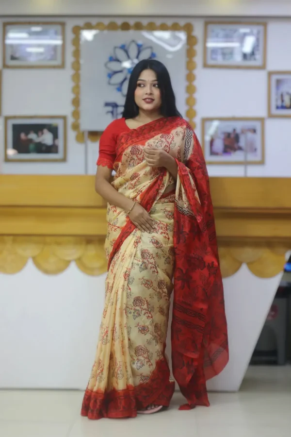 rajshahi silk saree d-20