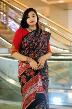 rajshahi silk saree d-11