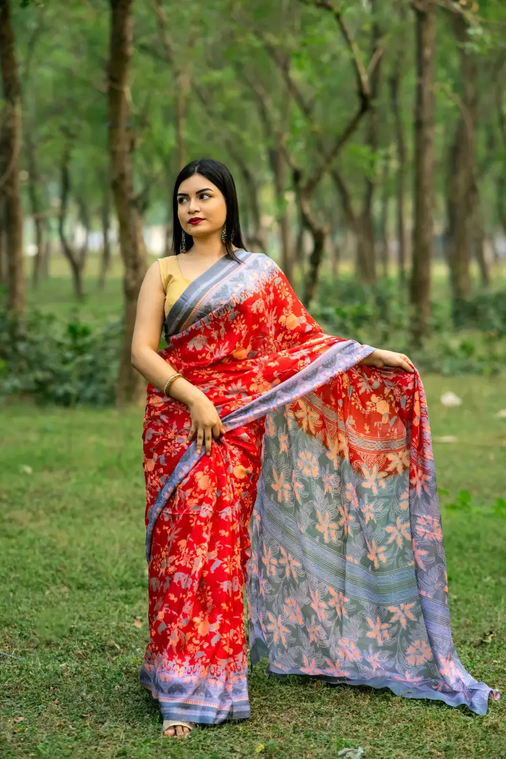 rajshahi silk saree