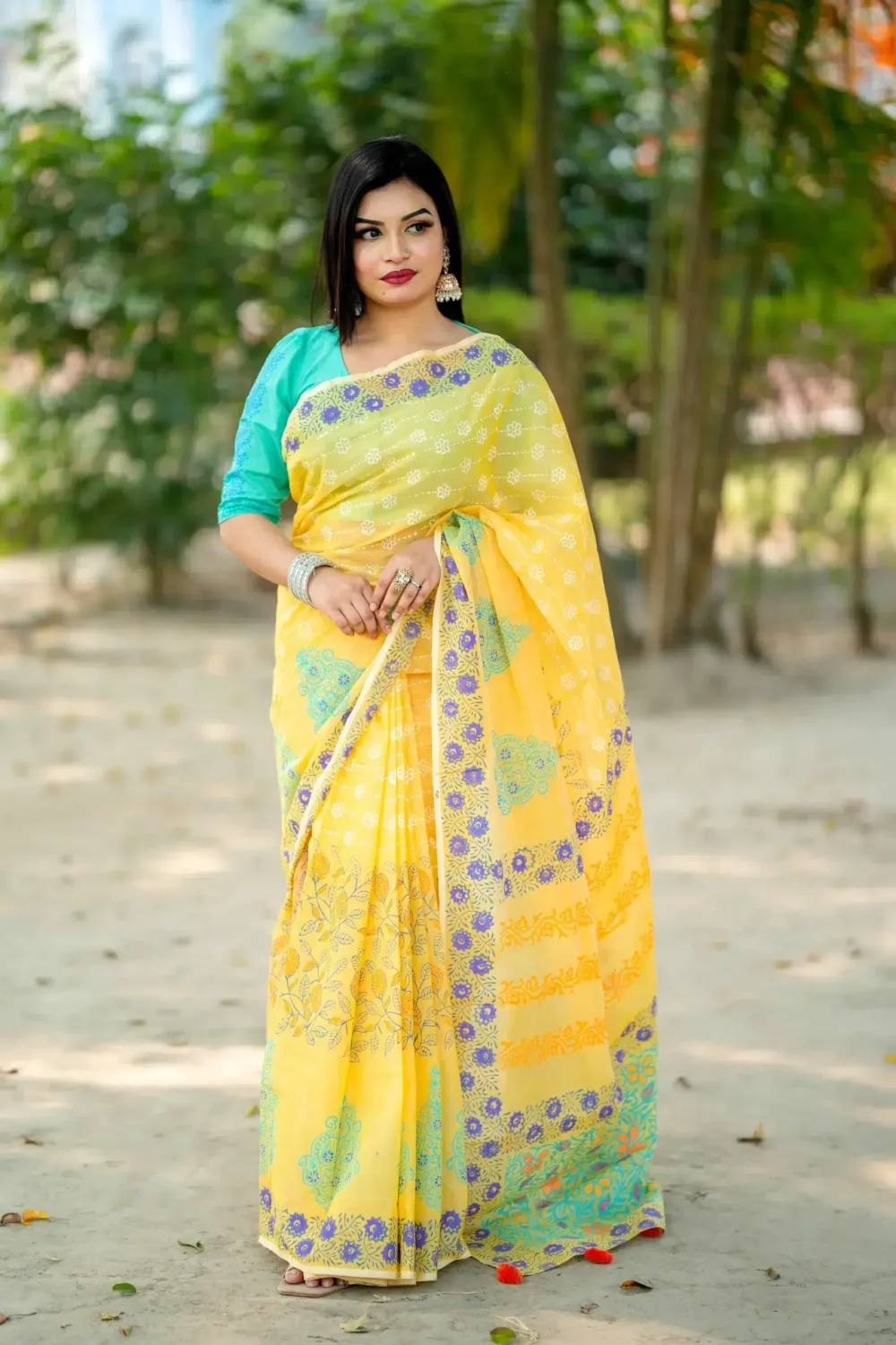 COTTON SAREE D-08